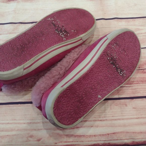 UGG #1980 Australia Rylan Pink Shearling Comfort Slippers Womens 5. - Picture 7 of 8